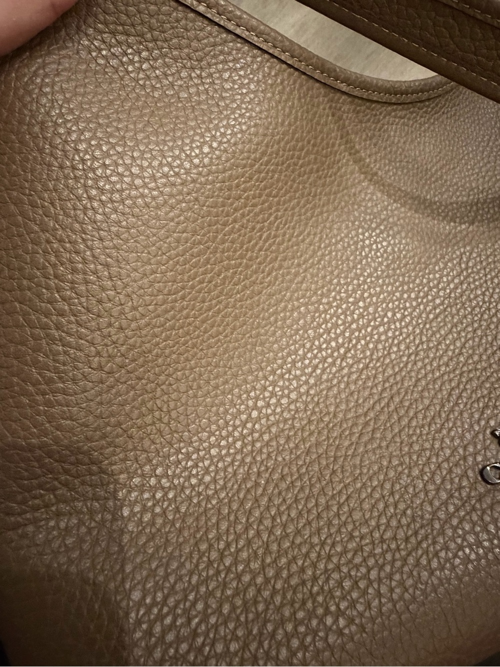Coach Laurel Shoulder Bag in Taupe - Picture 7 of 8